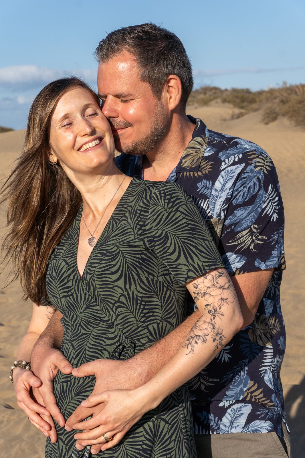 Couple maternity photoshoot Gran Canaria